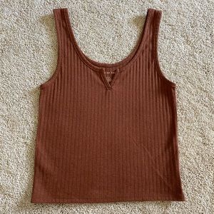Burnt Orange American Eagle Tank Top | Small